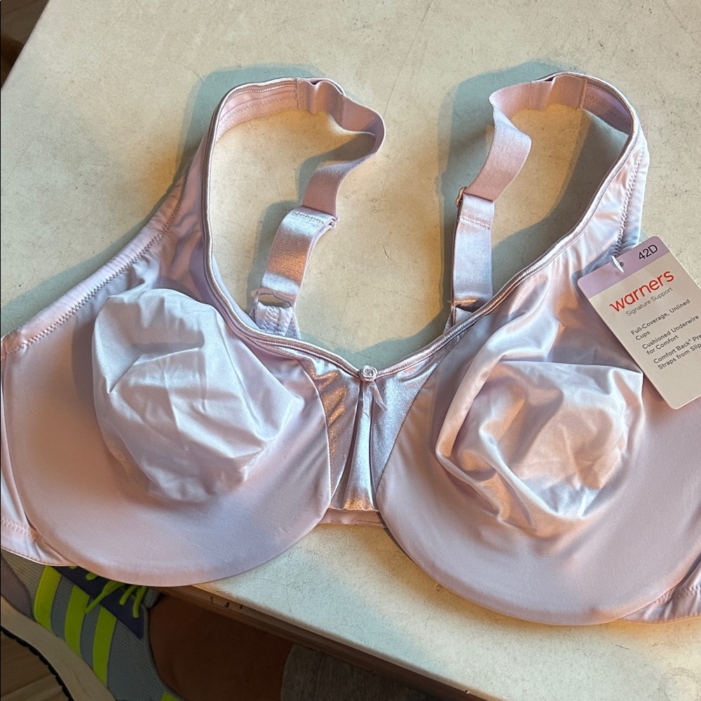 Warner's Light Purple Comfort Bra